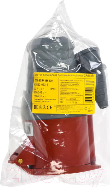 Изображение товара Розетка силовая IEK PSR22-032-5