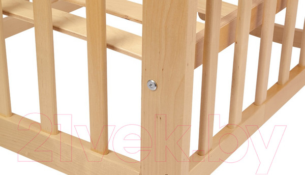 Изображение товара Детская кроватка Polini Kids Simple 304 / 0003109 (натуральный)