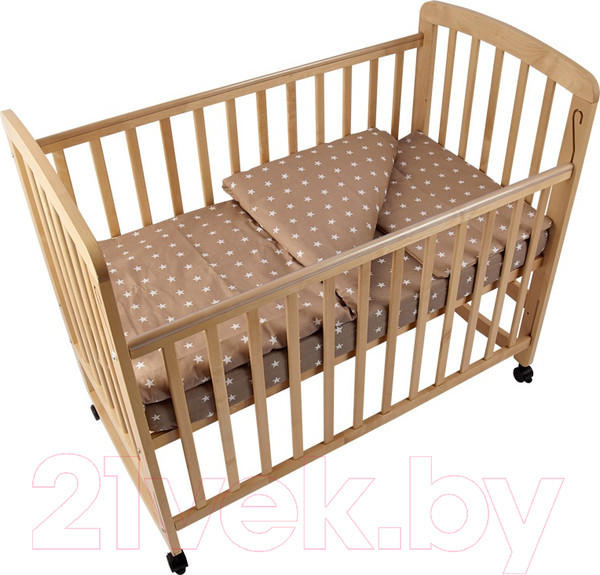 Изображение товара Детская кроватка Polini Kids Simple 304 / 0003109 (натуральный)