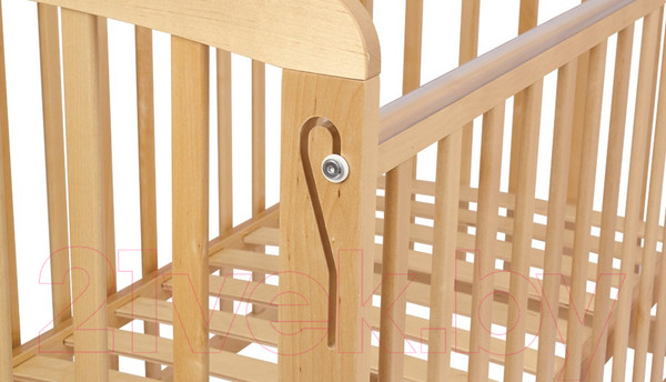 Изображение товара Детская кроватка Polini Kids Simple 304 / 0003109 (натуральный)