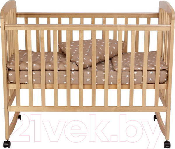 Изображение товара Детская кроватка Polini Kids Simple 304 / 0003109 (натуральный)