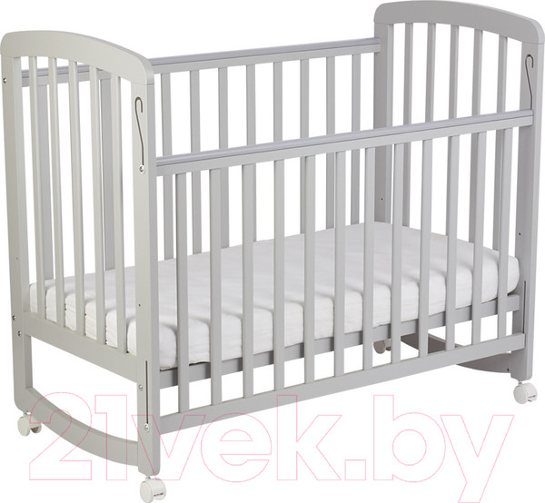 Изображение товара Детская кроватка Polini Kids Simple 304 / 0003109-15 (серый)