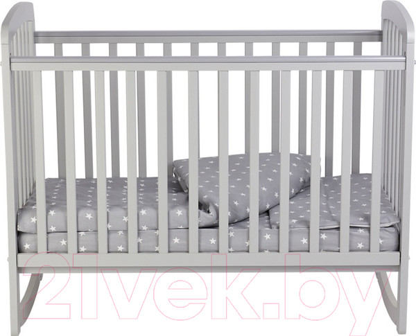 Изображение товара Детская кроватка Polini Kids Simple 304 / 0003109-15 (серый)