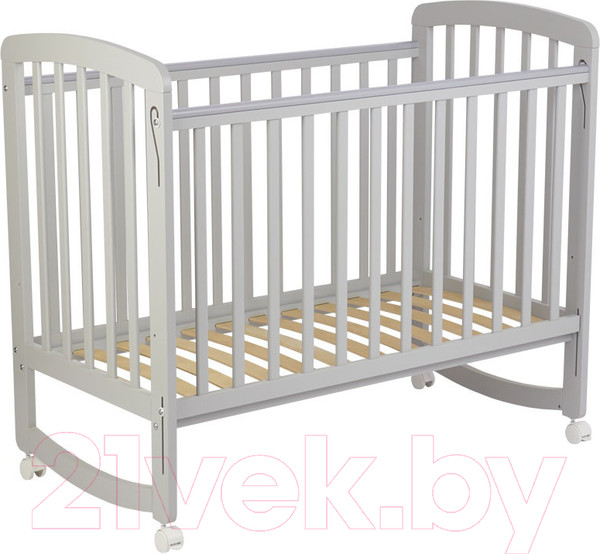 Изображение товара Детская кроватка Polini Kids Simple 304 / 0003109-15 (серый)