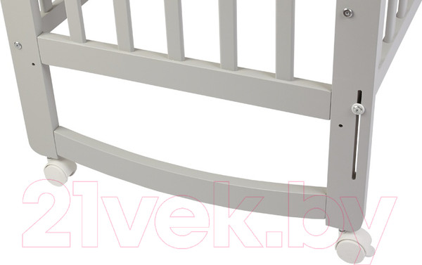 Изображение товара Детская кроватка Polini Kids Simple 304 / 0003109-15 (серый)