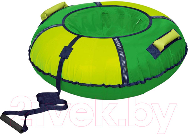 Изображение товара Тюбинг-ватрушка Ника Классический+ / ТБ6К-70 (зеленый/лимонный)