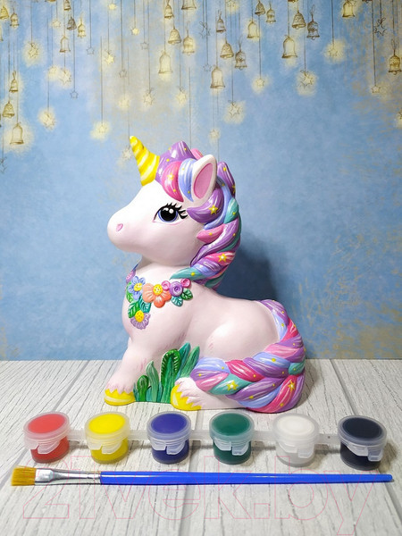 Изображение товара Набор для творчества Раскрась и подари Единорог / IG-1023