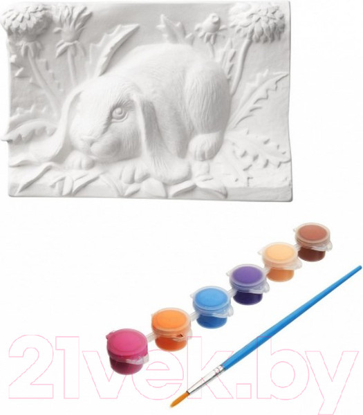 Изображение товара Набор для творчества Раскрась и подари Зайка / IG-1013