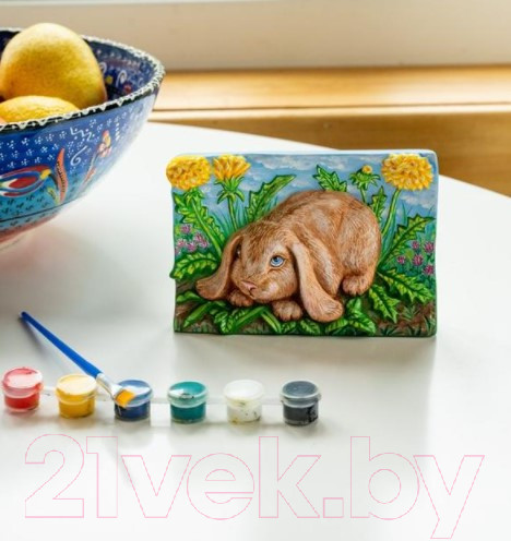 Изображение товара Набор для творчества Раскрась и подари Зайка / IG-1013