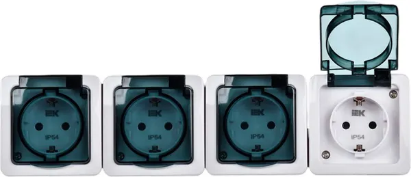 Изображение товара Розетка IEK Гермес Plus ERMP42-K03-16-54-EC