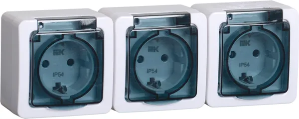 Изображение товара Розетка IEK Гермес Plus ERMP32-K03-16-54-EC