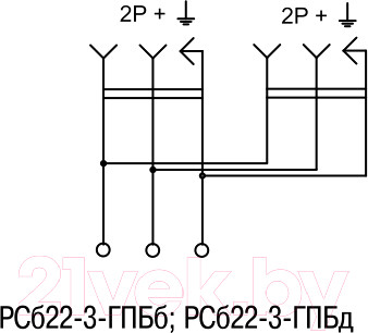 Изображение товара Розетка IEK Гермес Plus ERMP22-K03-16-54-EC