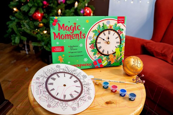 Изображение товара Набор для творчества Magic Moments Часы Новогодние / CL-2