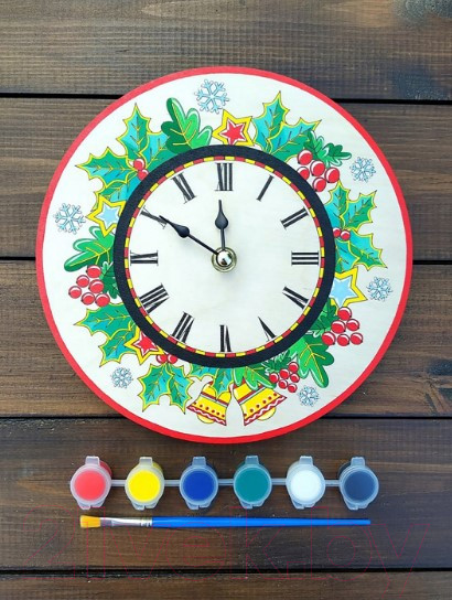 Изображение товара Набор для творчества Magic Moments Часы Новогодние / CL-2