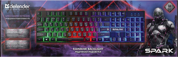 Изображение товара Клавиатура Defender Spark GK-300L RU / 45300