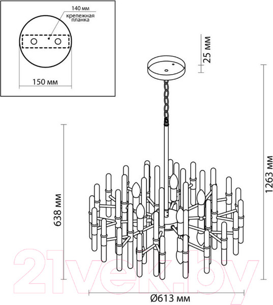 Изображение товара Люстра Odeon Light Stika 4988/10