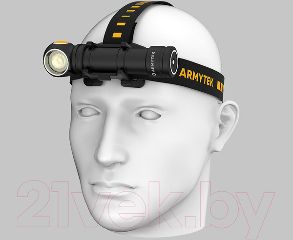 Изображение товара Фонарь Armytek Wizard C2 Pro Max Magnet USB Warm / F06701W (черный/теплый белый)