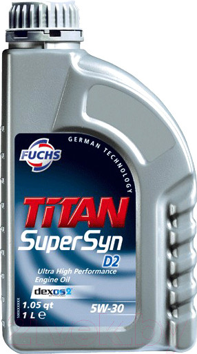 Изображение товара Моторное масло Fuchs Titan Supersyn D2 5W30 / 601887734 (1л)