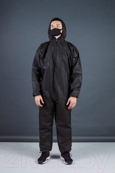 Изображение товара Комбинезон одноразовый Sled 60г/м2 (р-р 44-46, черный)