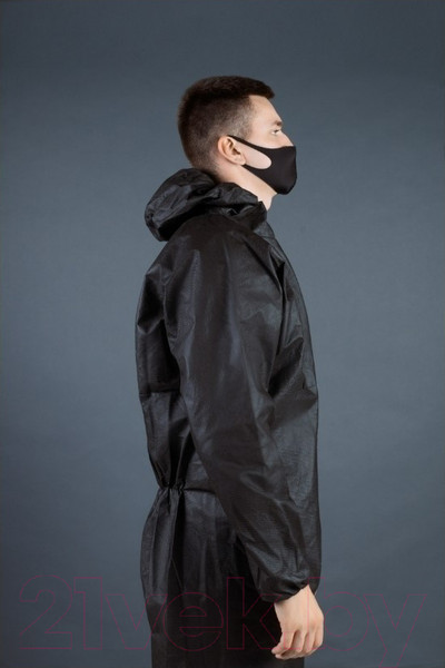 Изображение товара Комбинезон одноразовый Sled 60г/м2 (р-р 44-46, черный)