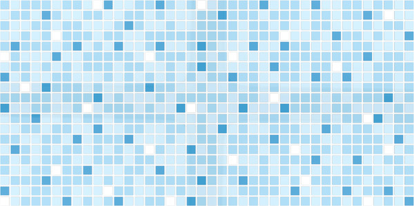 Изображение товара Панель ПВХ Регул Листовая Мозаика Микс 0.3 (голубой)