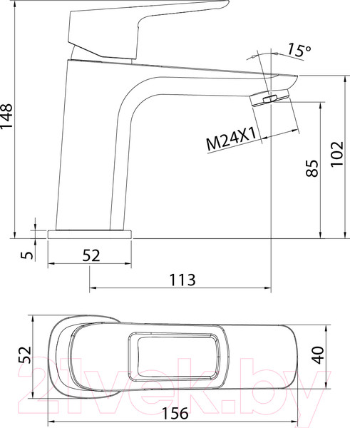 Изображение товара Смеситель IDDIS SPISB00i01