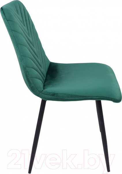 Изображение товара Стул AksHome Violin (зеленый велюр/черный)