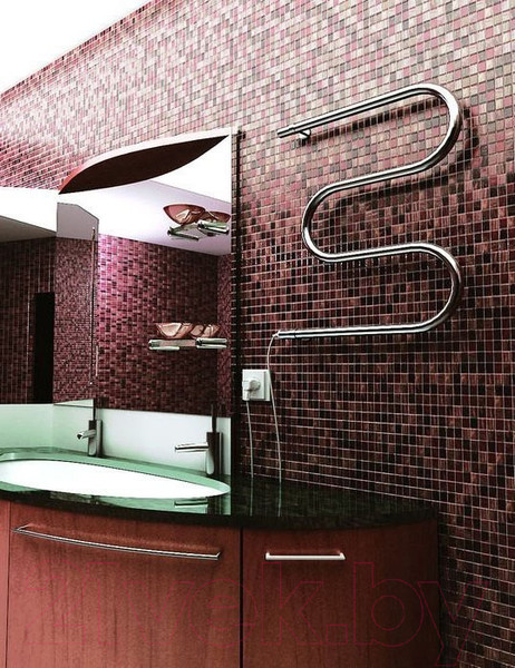 Изображение товара Полотенцесушитель электрический GRANULA М 1" 50x60 D32 (с кнопкой)