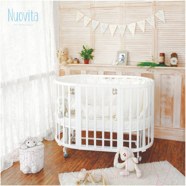 Изображение товара Комплект расширения для кроватки Nuovita Nido Magia (нежная орхидея)