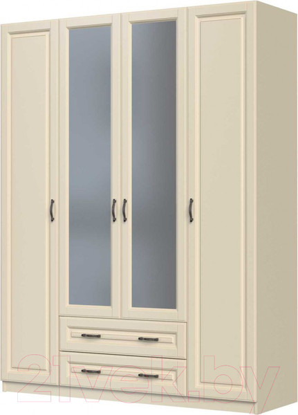 Изображение товара Шкаф Bravo Мебель Кантри ШР-4 (слоновая кость)