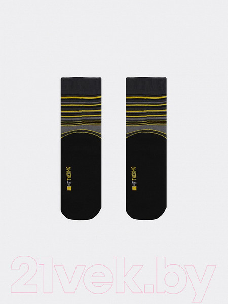 Изображение товара Носки детские Mark Formelle Термо 502T-034 (р.20, темно-серый/желтый)