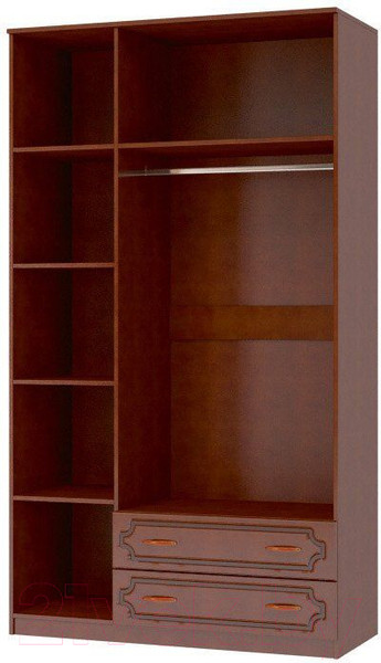 Изображение товара Шкаф Bravo Мебель Лак ШР-3 2 ящика (орех экко/орех темный)