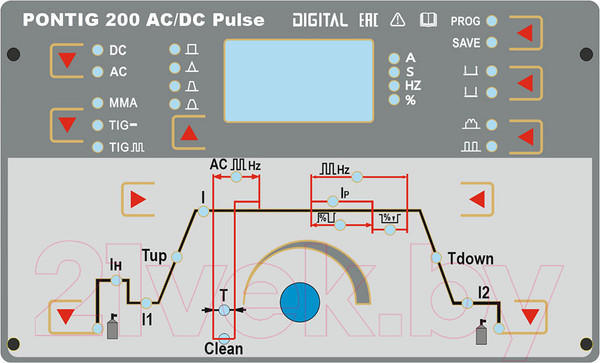 Изображение товара Инвертор сварочный Most PONTIG 200 AC/DC Pulse / 51MW200002