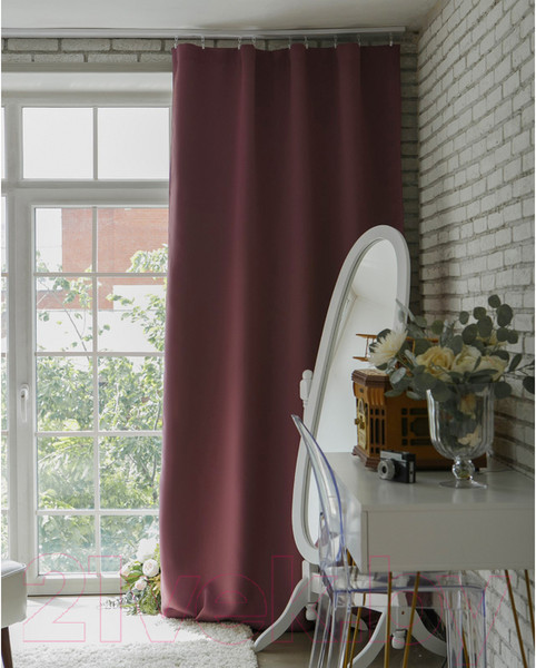 Изображение товара Штора Этель 4292722 (270x300, фиолетовый, блэкаут)