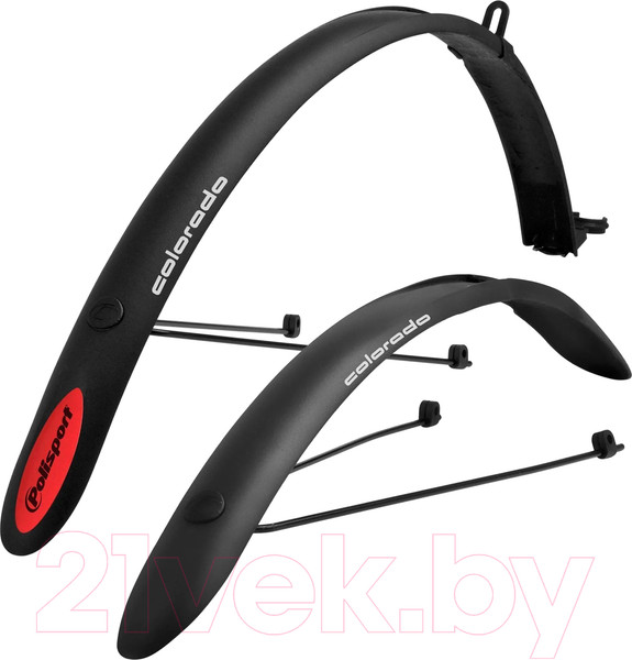 Изображение товара Крылья для велосипеда Polisport Colorado CitY 28 Set / 8626500001 (черный)