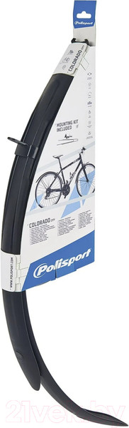 Изображение товара Крылья для велосипеда Polisport Colorado CitY 28 Set / 8626500001 (черный)