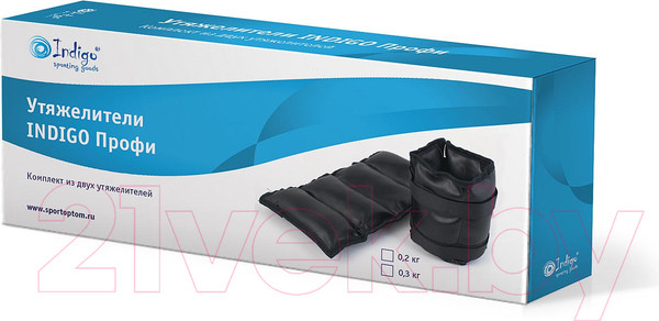 Изображение товара Комплект утяжелителей Indigo Sport Профи SM-150 (0.2кг)