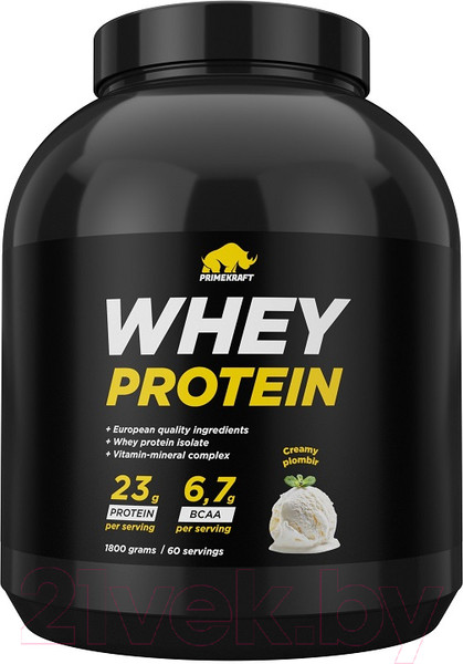 Изображение товара Протеин Prime Kraft Whey Сливочный пломбир (1800г, банка)