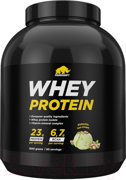 Изображение товара Протеин Prime Kraft Whey Фисташковое мороженое (1800г, банка)