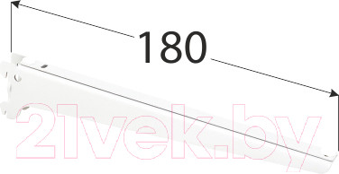 Изображение товара Кронштейн крепежный Domax Wsk 180b / 5680 (белый, левый/правый)
