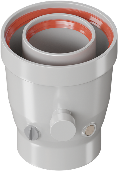 Изображение товара Переходник для дымохода PROFline P6-8 (с конденсатоотводом)