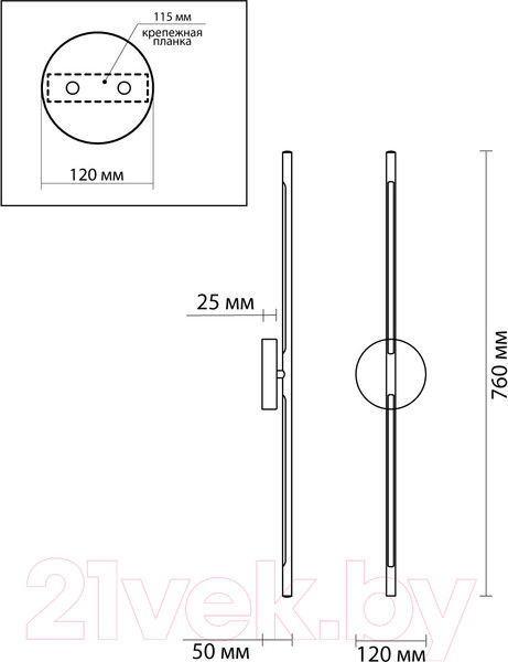 Изображение товара Бра Odeon Light Fuerte 4324/12WL