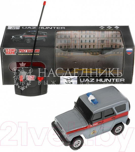 Изображение товара Автомобиль игрушечный Технопарк Uaz Hunter Росгвардия / HUNTER-18L-RG (серый)