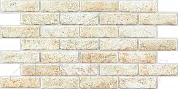 Изображение товара Панель ПВХ Регул Кирпич старый бежевый (971x489x0.3мм)