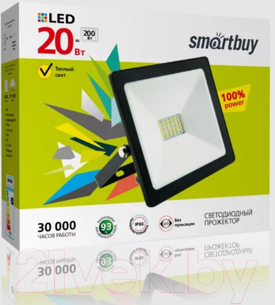 Изображение товара Прожектор SmartBuy SBL-FLSMD-20-65K