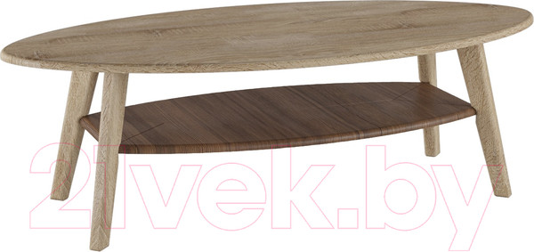 Изображение товара Журнальный столик Калифорния мебель Серфинг (дуб сонома/акация)