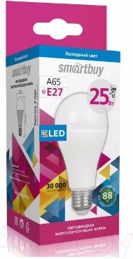 Изображение товара Лампа SmartBuy SBL-A65-25-60K-E27