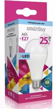 Изображение товара Лампа SmartBuy SBL-A65-25-40K-E27