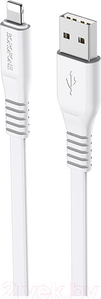 Изображение товара Кабель Borofone BX23 AM-8pin Lightning (1м, белый)