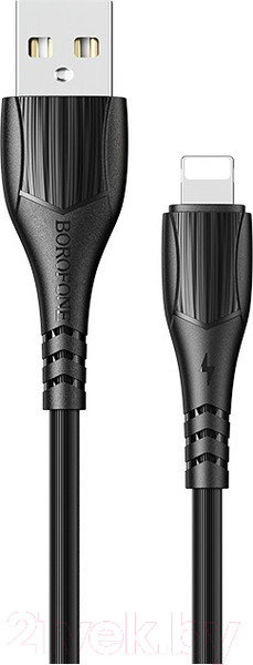 Изображение товара Кабель Borofone BX37 USB Lightning (1м, черный)